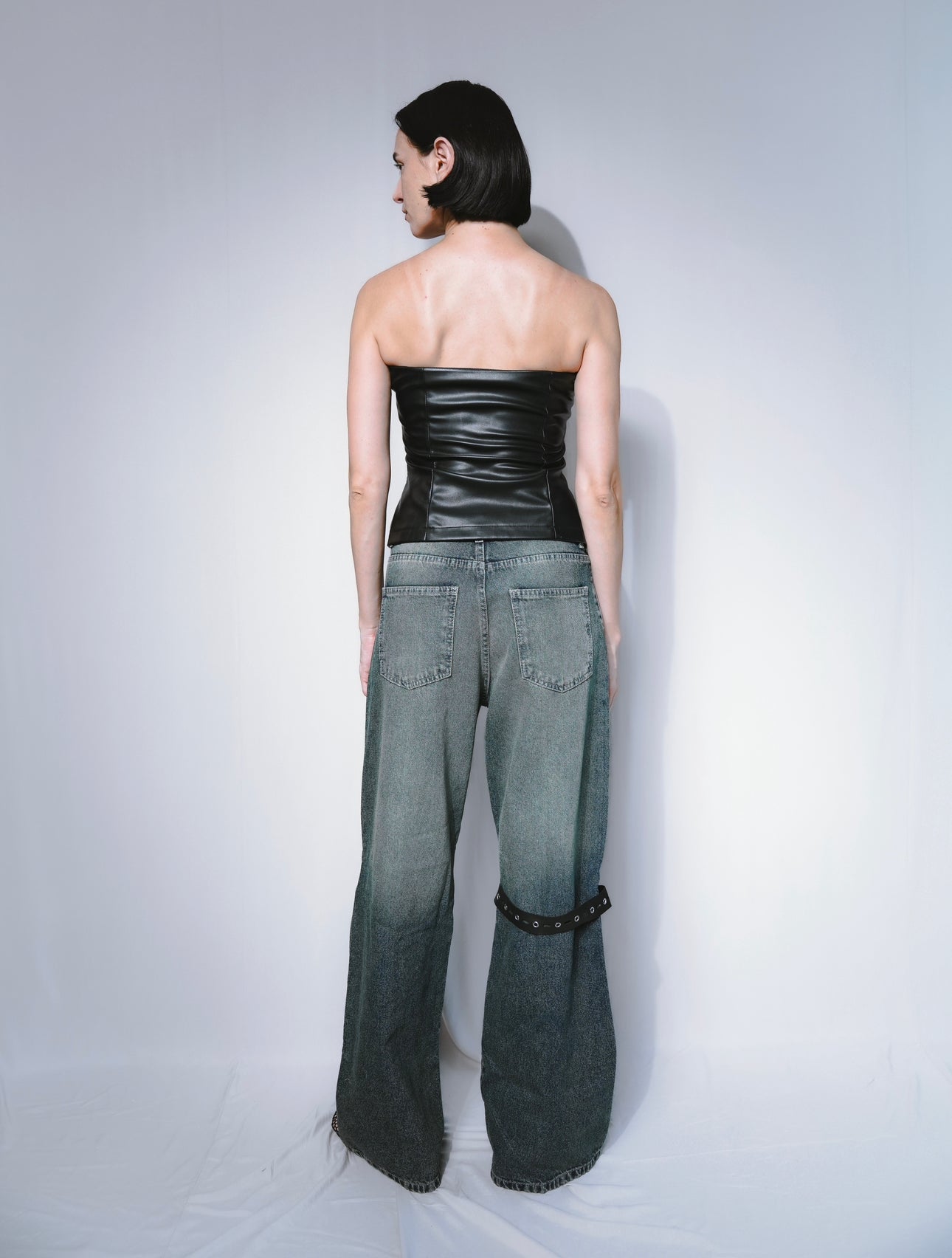 BELT-KNEE DENIM