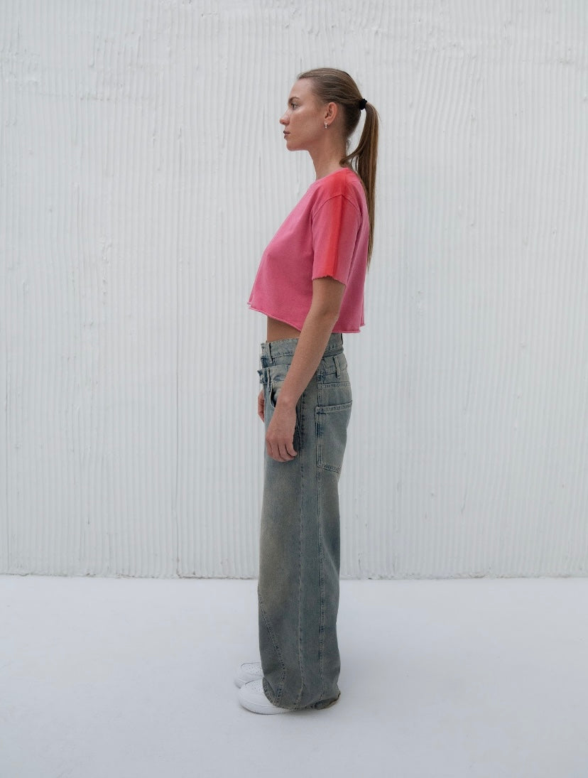 "FEMININTY" Shirt Crop top