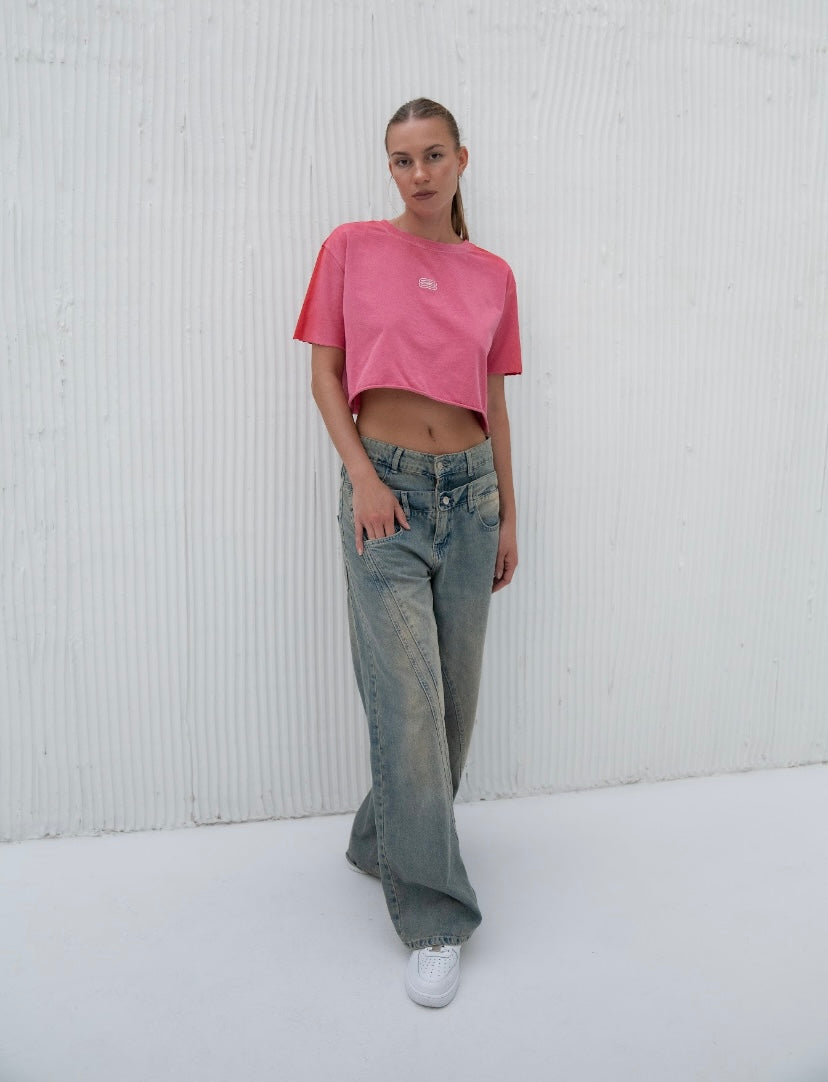 "FEMININTY" Shirt Crop top