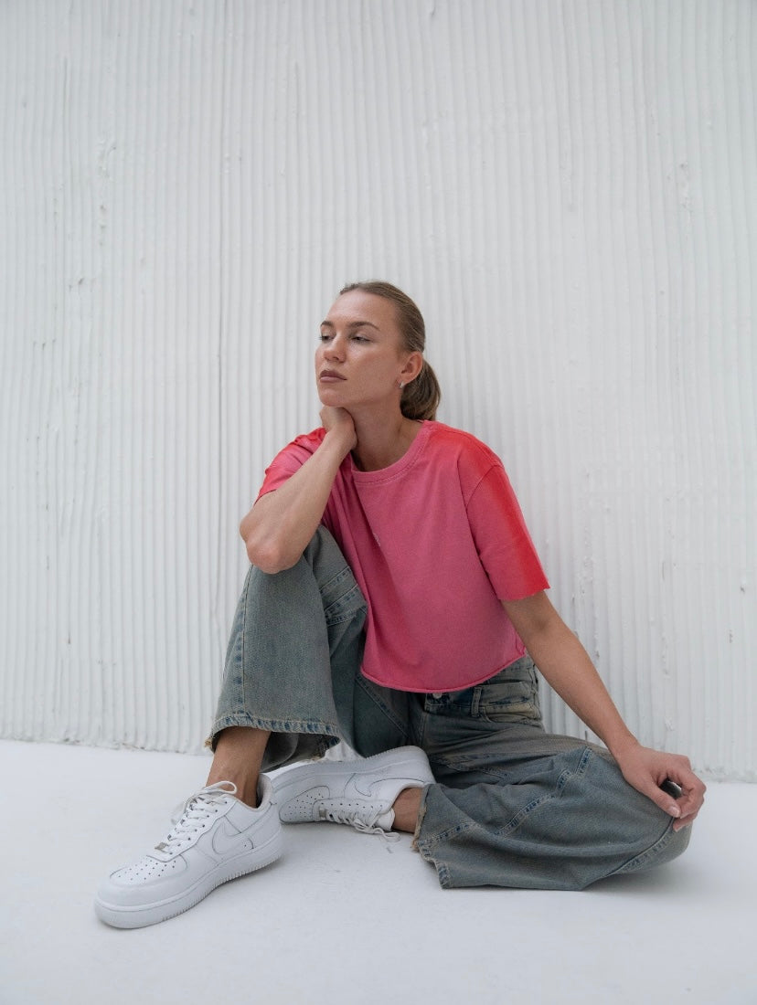 "FEMININTY" Shirt Crop top