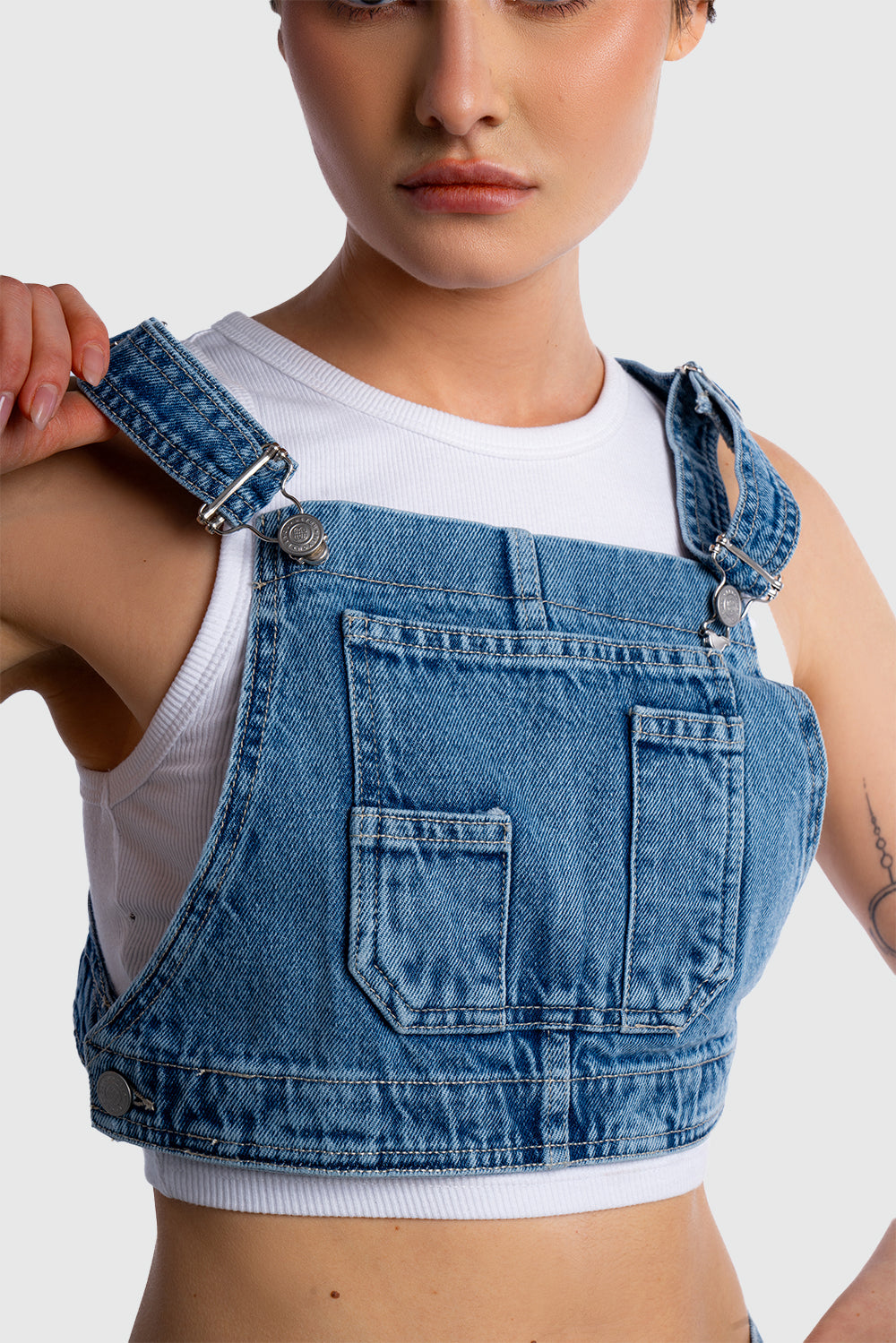 DENIM TOP LIGHT BLUE