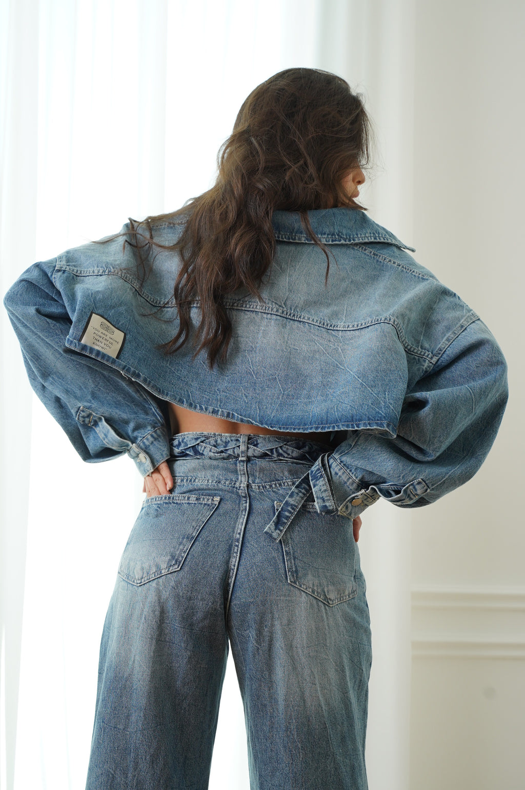 BRAIDED DENIM