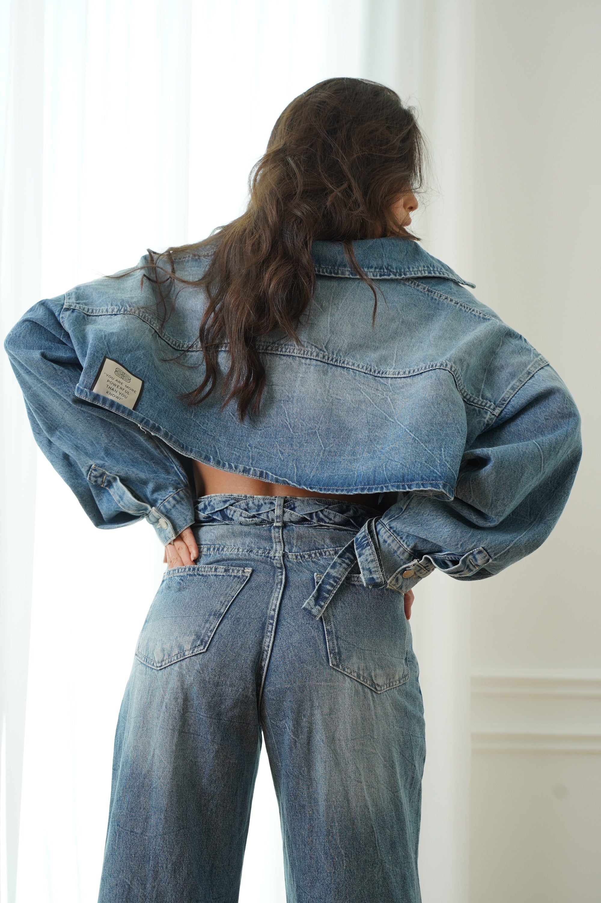 BRAIDED DENIM