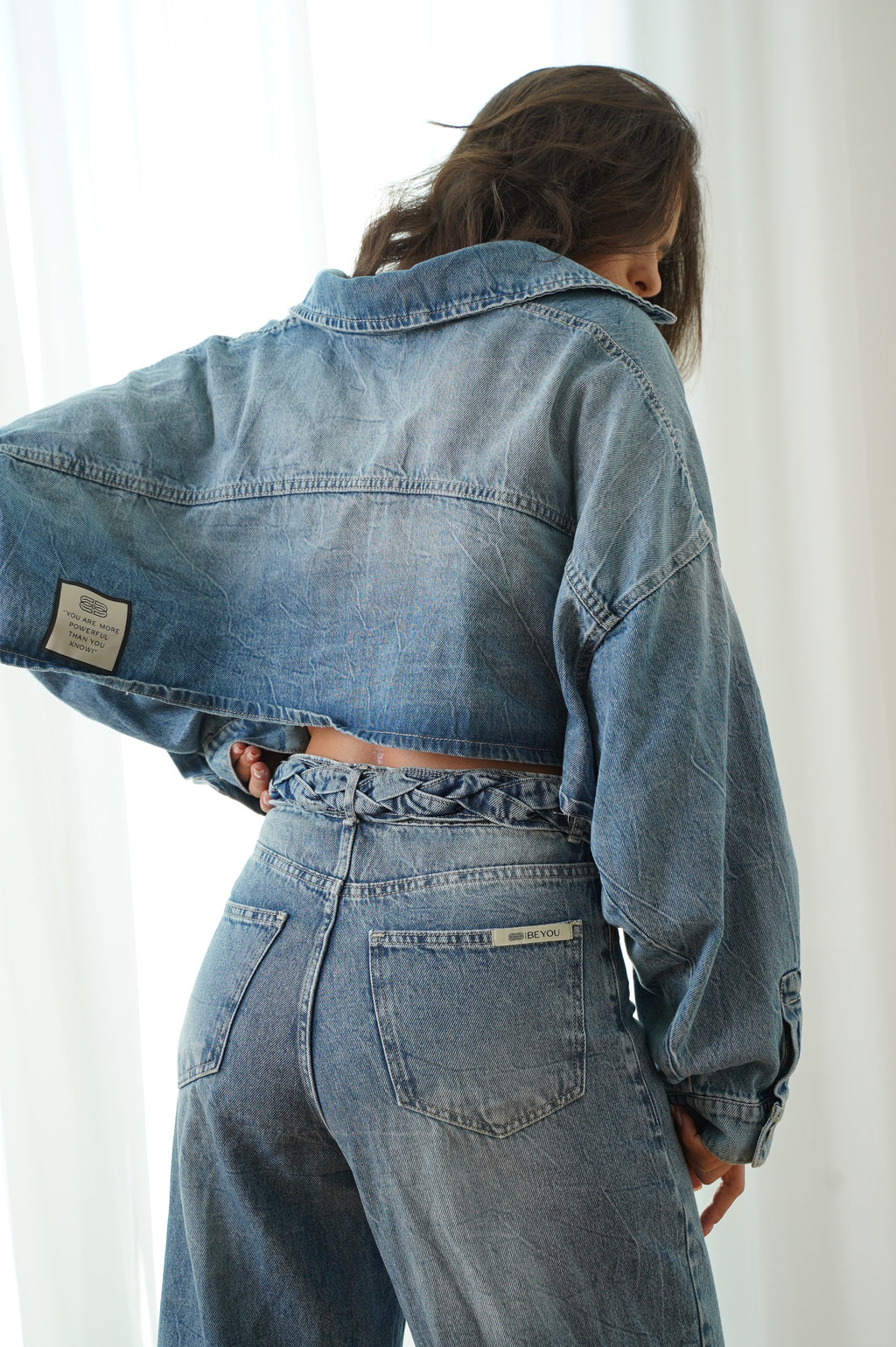 OVER-SIZED DENIM JACKET