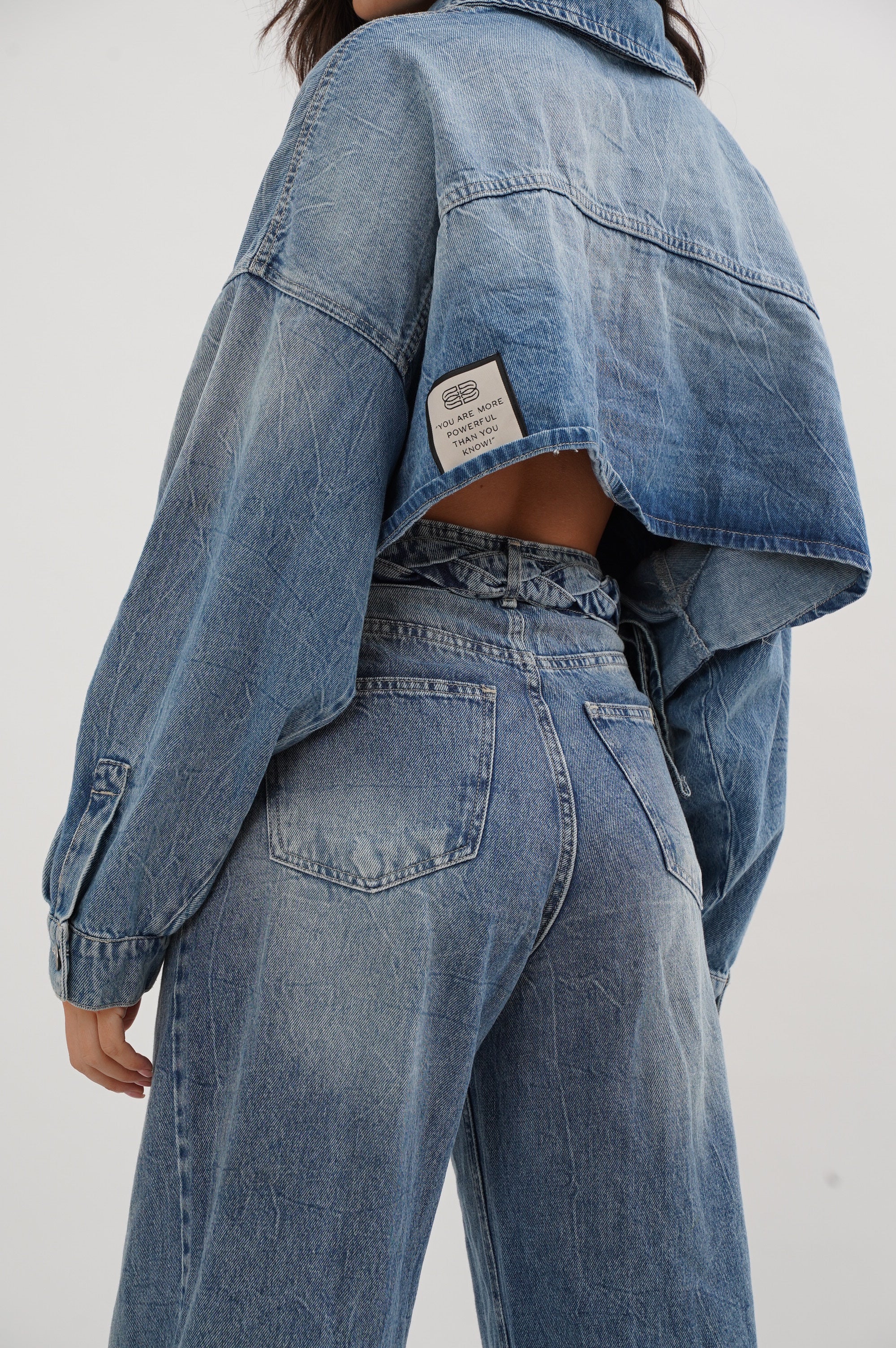 OVER-SIZED DENIM JACKET