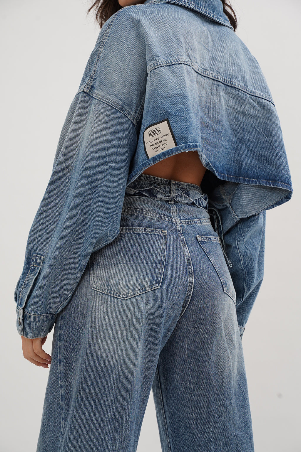 BRAIDED DENIM