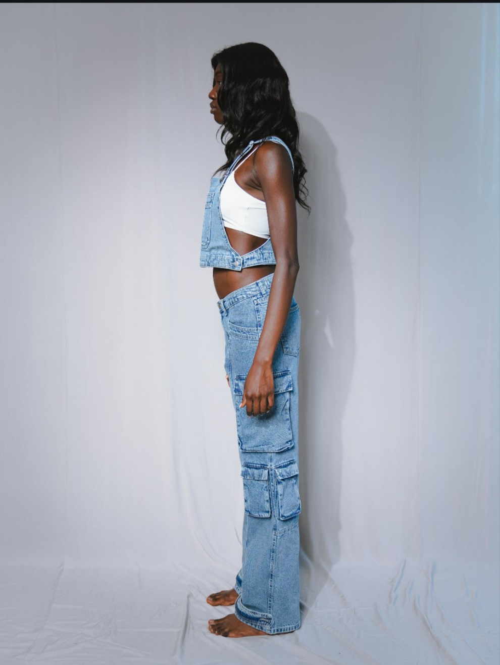 HIGHWAIST CARGO JEAN'S