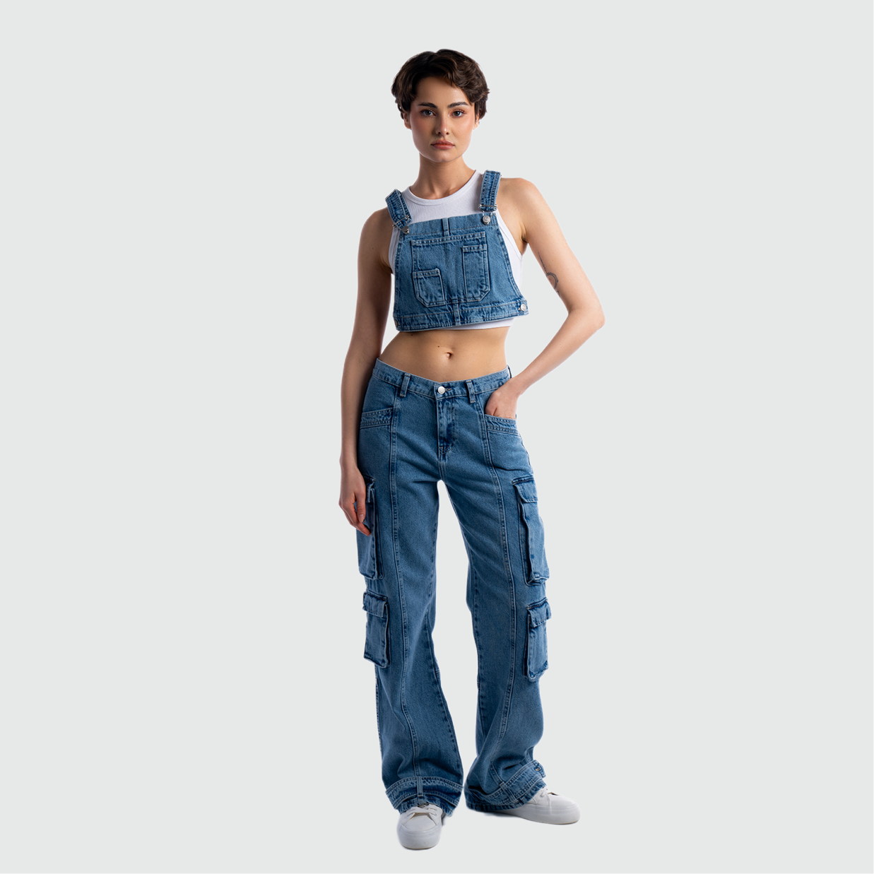 DENIM TOP LIGHT BLUE