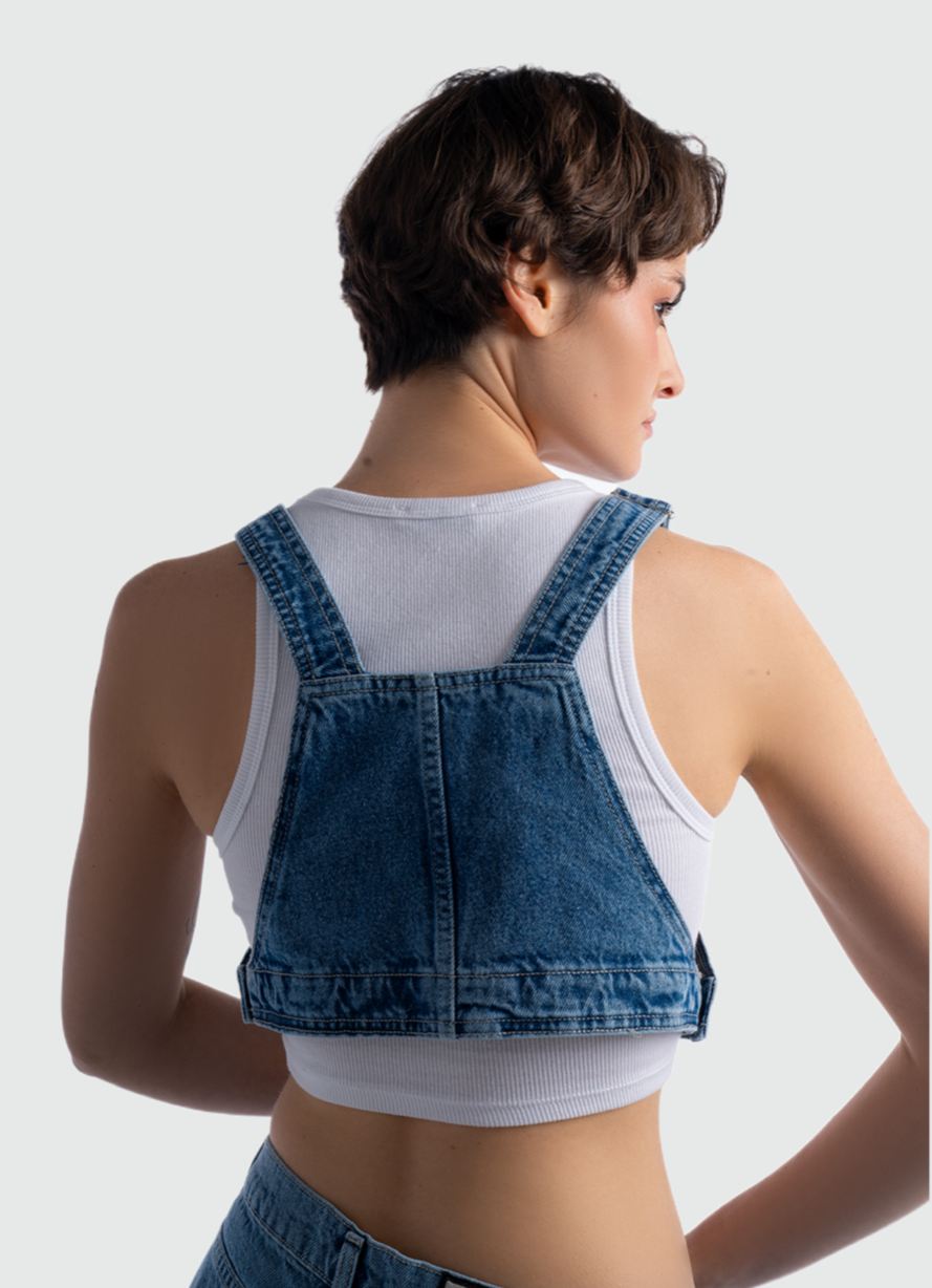 DENIM TOP LIGHT BLUE